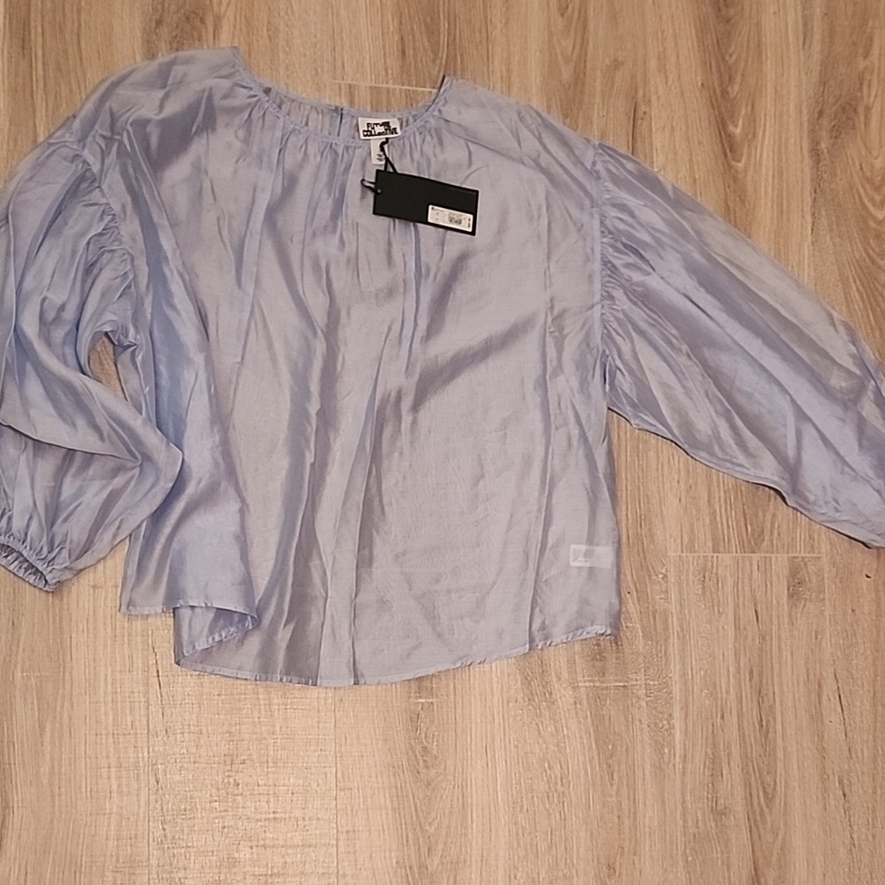 Elegant Light Blue Blouse by Future Collective